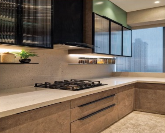 Modern kitchen with premium fittings
